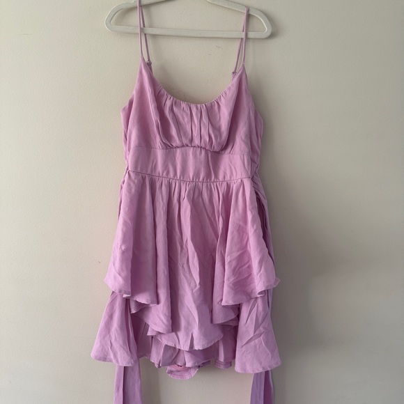 Altar'd State Light Pink Spaghetti Strap romper - Picture 1 of 4